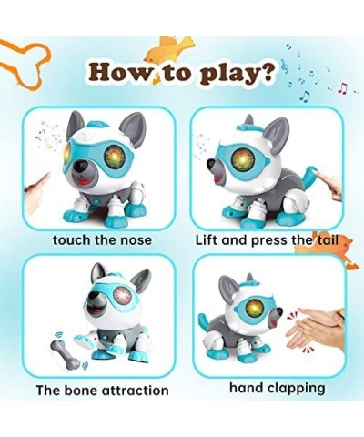 Robot Dog Toys for Kids DIY Electronics Pet Dog with Bone Educational Interactive Toys for 3-6 Year Old Girls Boys Electronic...