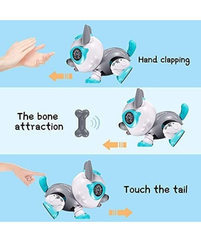 Robot Dog Toys for Kids DIY Electronics Pet Dog with Bone Educational Interactive Toys for 3-6 Year Old Girls Boys Electronic...