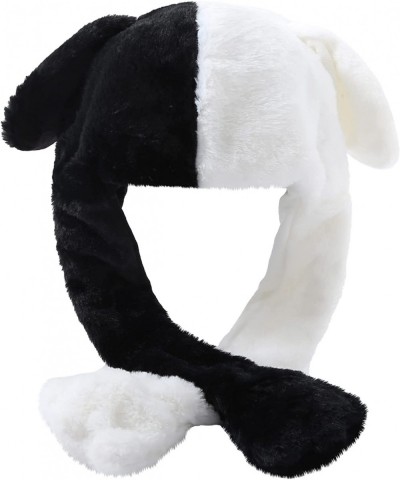 Black White Bear Hat Moving Ears Pressing Jumping Hat Cap Paws Will Make Ears Move Funny Novelty Gift Womens Girls $24.91 Kid...