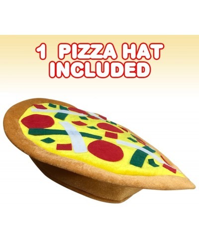 Funny Pizza Hat 1 PC Fun Halloween Costume Accessory Pizza Party Supplies Decorations One Size Fits Most Crazy Silly Hat with...