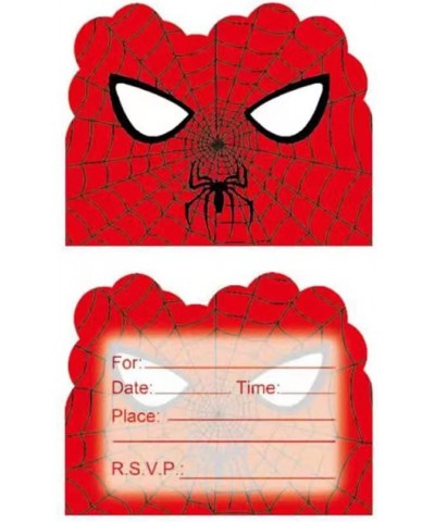 20 Pcs Spiderman Superhero Birthday Party Invitation Cards Superhero Spiderman no way home Birthday Party Invitation Cards fo...