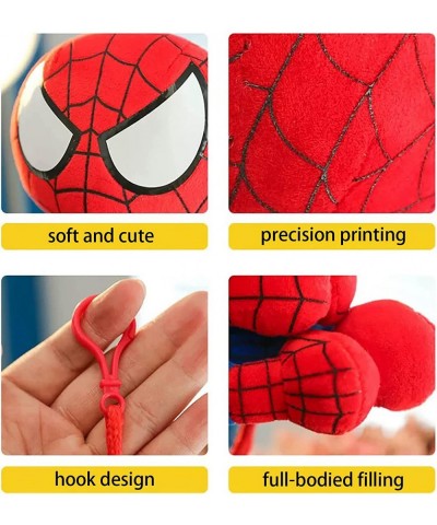 Spider Plush Figure Toy for Kids 8inch Superhero Stuffed Plushie Dolls Super Soft Hero Doll Stuffed Pillow Buddy Friends Adve...