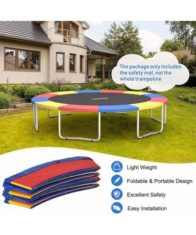 8Ft 10Ft 12Ft 14Ft 15Ft 16Ft Trampoline Pad Tear-Resistant Edge Cover Springs Protection Pad All Weather Replacement Trampoli...