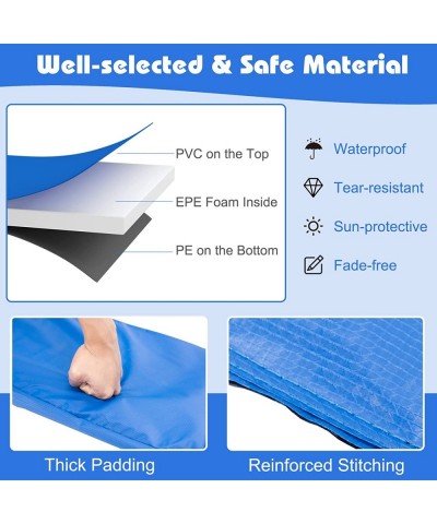 8Ft 10Ft 12Ft 14Ft 15Ft 16Ft Trampoline Pad Tear-Resistant Edge Cover Springs Protection Pad All Weather Replacement Trampoli...