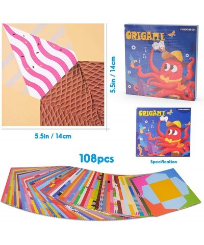 108 PCS Origami Paper for Kids Age 4-12 Origami Arts and Crafts for Boys and Girls with Detail Origami Books. $16.84 Craft Kits