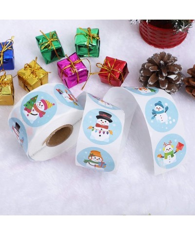 500 Pcs Adorable Roll Christmas Stickers Merry Christmas Stickers for Xmas Party Favors for Boy and Girls Christmas Themed No...