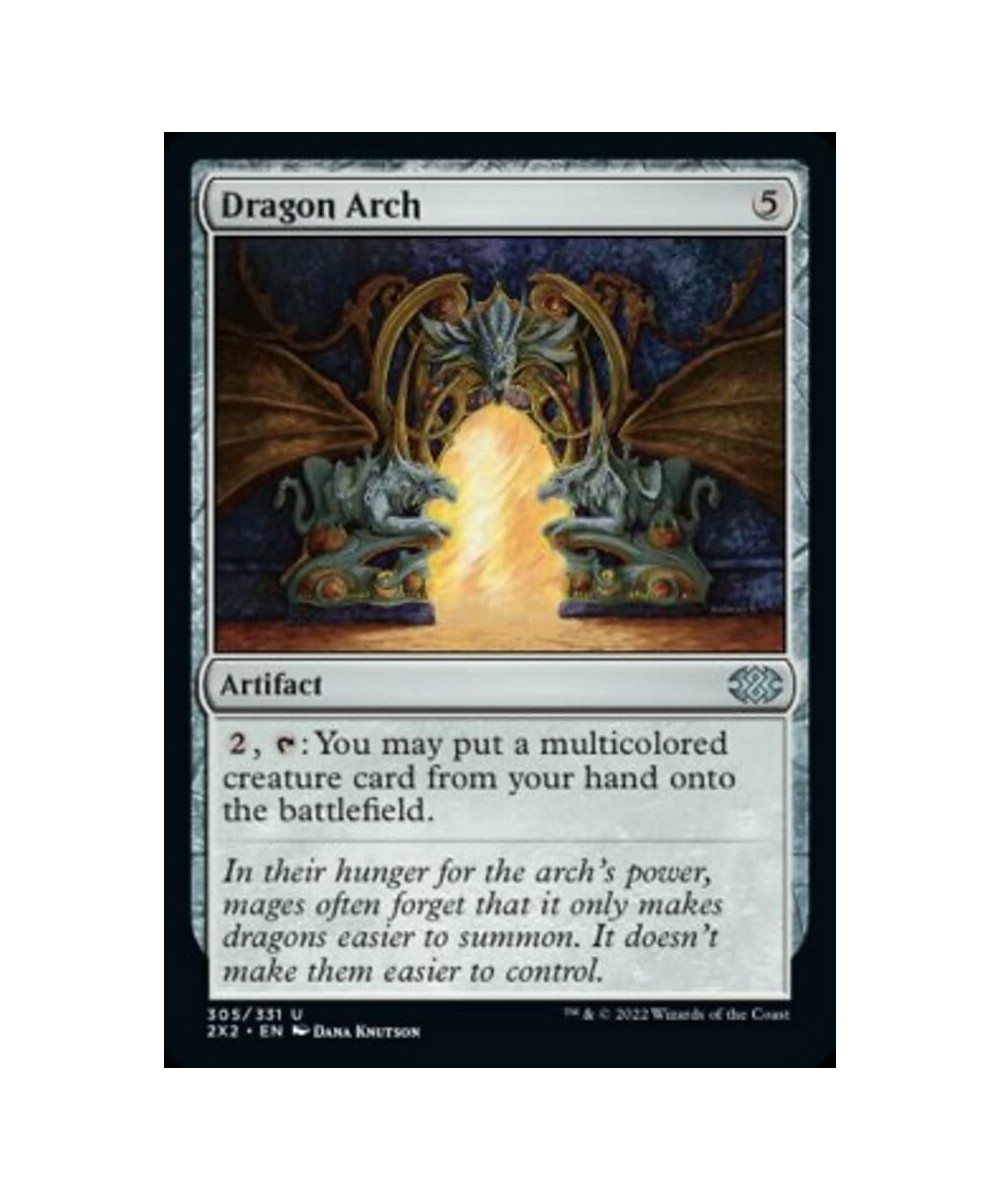 Magic: the Gathering - Dragon Arch (305) - Double Masters 2022 $11.99 Trading Cards & Accessories