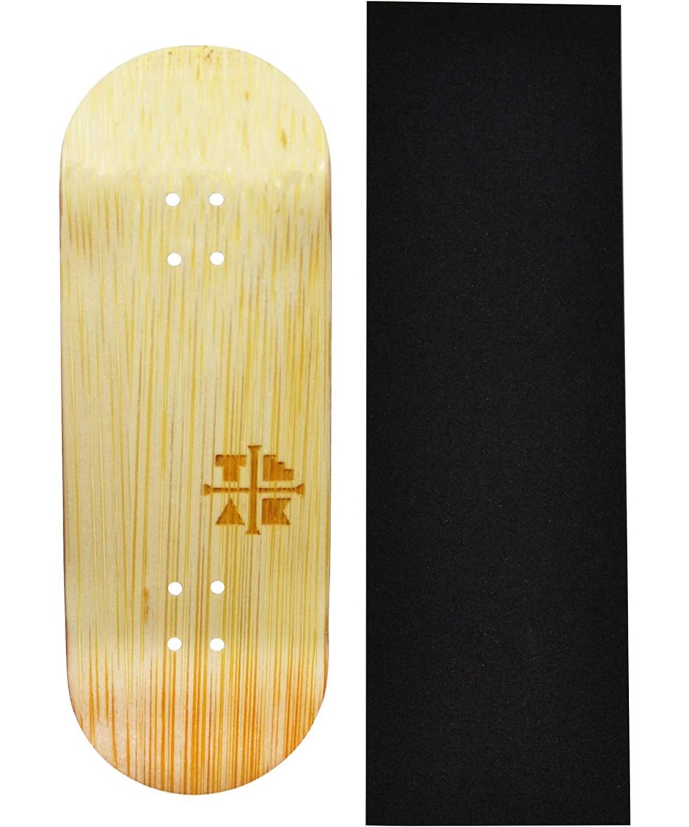 Prolific Wooden Fingerboard Deck Bamboo Samurai - 34mm x 97mm - Handmade Pro Shape & Size - Five Plies Wood Veneer - Includes...