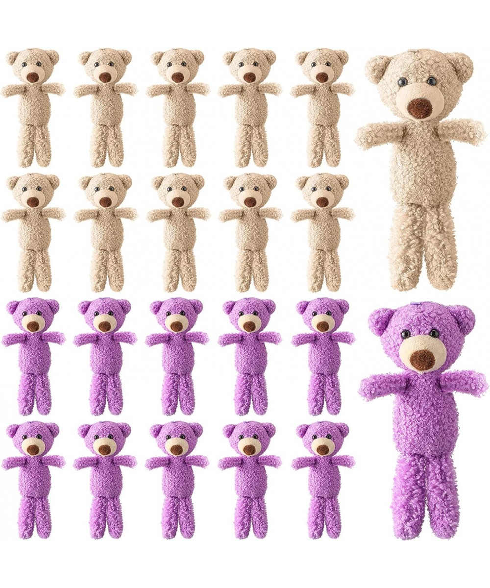 20 Pcs Mini Bear Stuffed Animal 8 Inch Small Stuffed Bear Plush Cute Bear Plush Toys for Birthday Wedding Valentines Day Deco...