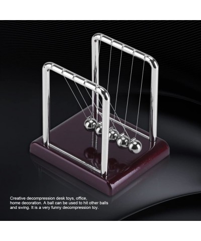 Pendulum Balls Ball Big Newtons Cradle for Office Toys Physics Toys Teacher Toys Steel Ball Toy $17.03 Executive Desk Toys