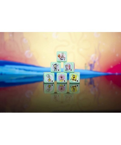 Spongebob Squarepants Dice Set | Collectible d6 Dice Featuring Characters & References - Spongebob Patrick Star Squidward Ten...