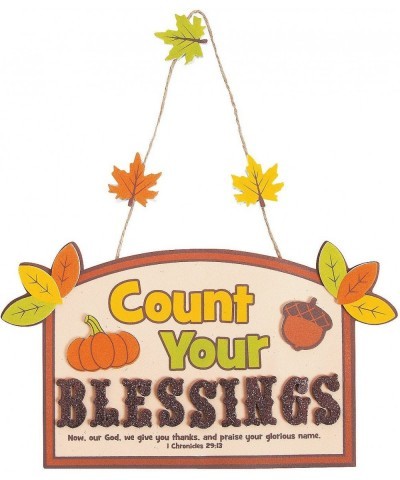 Count Your Blessings Sign Craft Kit for Fall - Makes 12 - Crafts for Kids and Fun Home Activities $24.72 Craft Kits