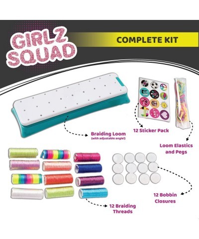 Friendship Bracelet Maker Pre-Cut Threads (Craft Kit / Kids Jewelry Kit) $23.03 Kids' Drawing & Writing Boards