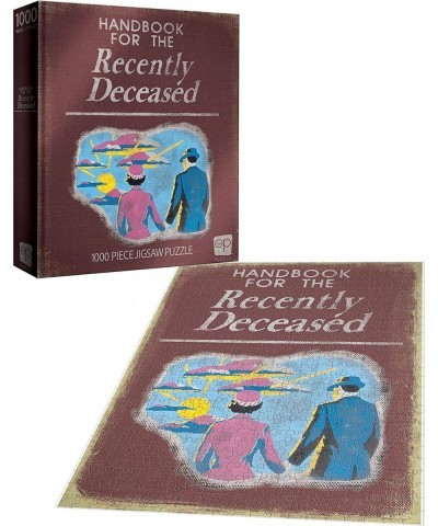 Beetlejuice Handbook for The Recently Deceased 1000 Piece Jigsaw Puzzle | Collectible Puzzle Featuring Fictional Book from Ti...