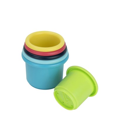 Sprout Stacking Cups Made from Plants Fun for Bath Pool Water & Sand Play Holes for Sifting & Sprinkling (6 pk) $18.80 Early ...