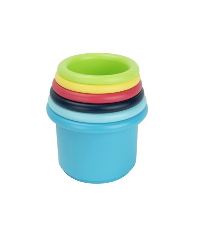 Sprout Stacking Cups Made from Plants Fun for Bath Pool Water & Sand Play Holes for Sifting & Sprinkling (6 pk) $18.80 Early ...