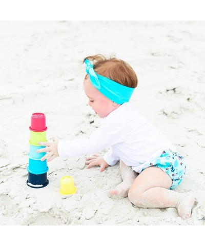 Sprout Stacking Cups Made from Plants Fun for Bath Pool Water & Sand Play Holes for Sifting & Sprinkling (6 pk) $18.80 Early ...