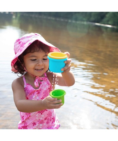 Sprout Stacking Cups Made from Plants Fun for Bath Pool Water & Sand Play Holes for Sifting & Sprinkling (6 pk) $18.80 Early ...