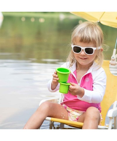 Sprout Stacking Cups Made from Plants Fun for Bath Pool Water & Sand Play Holes for Sifting & Sprinkling (6 pk) $18.80 Early ...