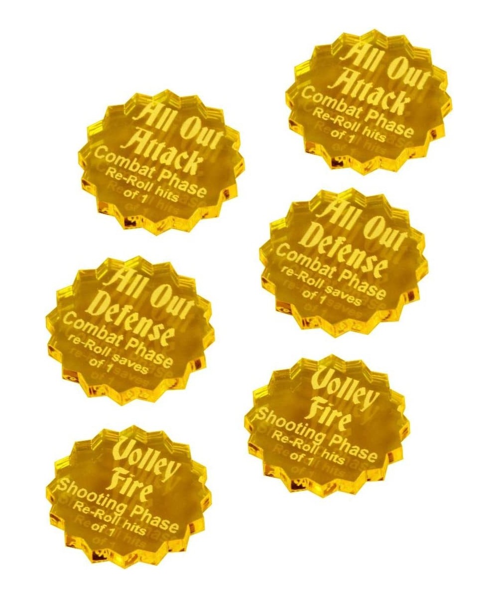 Command Ability Token Set Compatible with AoS: 2019 GH Transparent Yellow (6) $26.16 Game Accessories