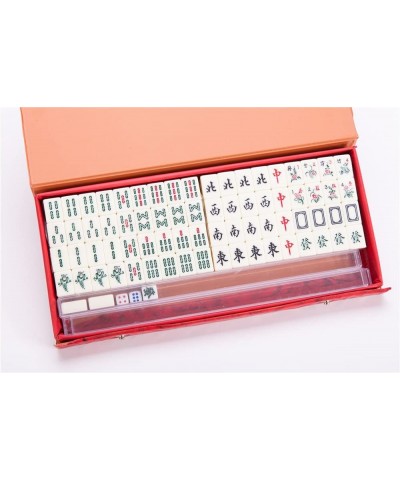 Portable Mini Chinese Mahjong Game Travel Set 144 + 2 Spares Ivory-Color Tiles $45.71 Domino & Tile Games