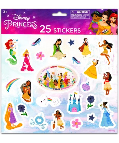 Disney Princess Party Favors for Girls Kids - 6 Pack Princess Sticker Sheets for Princess Party Supplies Party Decorations Di...