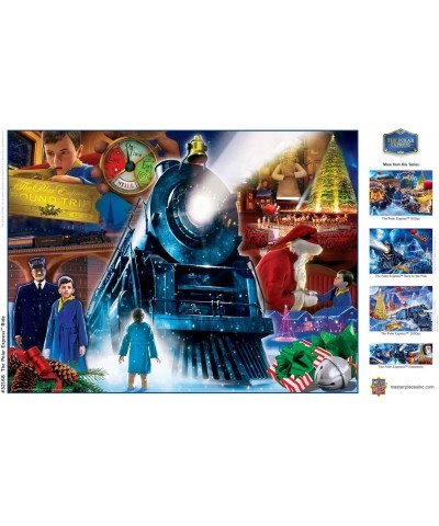 550 Piece Glitter Christmas Jigsaw Puzzle - Polar Express Ride 550-18" x24 $24.85 Jigsaw Puzzles