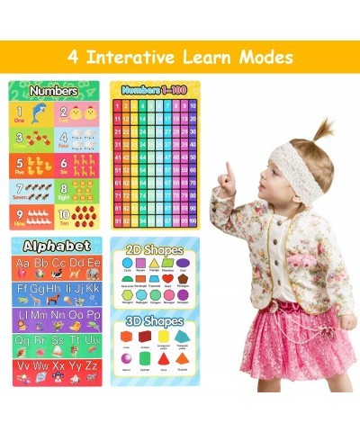 ABC Learning for Toddlers Preschool Educational Learning Toys Electronic Talking Letters & Numbers & Music with 8 Learning Ca...