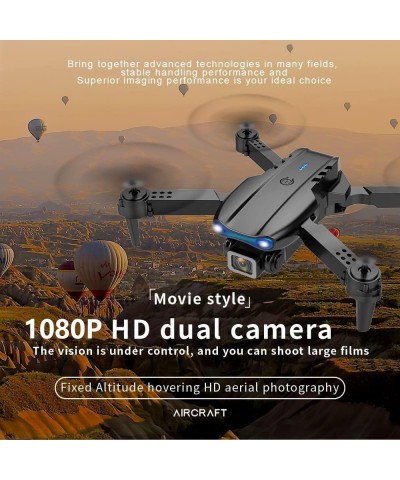 Drone with Camera for Adults/Kids 1080P FPV Dual Camera Foldable RC Quadcopter Drones for Beginners 2 Batteries Carrying Case...