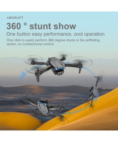 Drone with Camera for Adults/Kids 1080P FPV Dual Camera Foldable RC Quadcopter Drones for Beginners 2 Batteries Carrying Case...