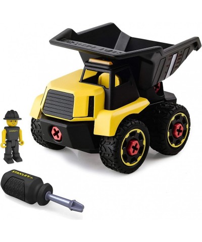 Red Toolbox Stanley Jr - Take a Part Dump Truck Yellow Black $45.88 Kids' Play Trucks