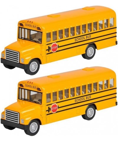 5 Inch Die Cast School Bus with Pull-Back Action 2 Per Order $24.91 Kids' Play Buses