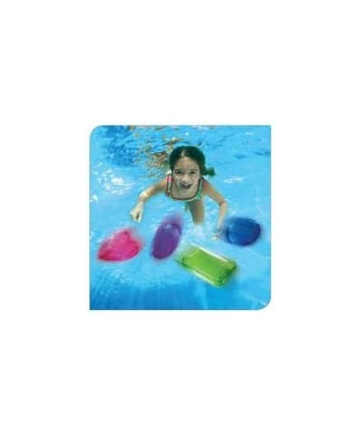 Dive Fun Crystal Gems Diving Toys (1 Pack 4 Gems) Beach Bath & Pool Toys for Kids Girls & Boys. Swimming Underwater Diving Ac...