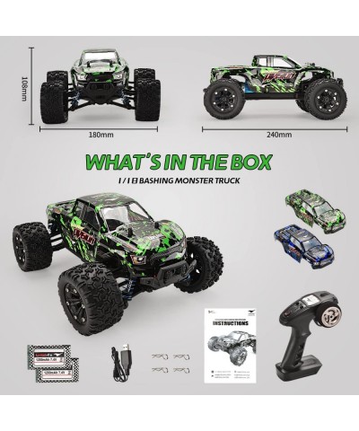 1:18 Scale All Terrain RC Cars 40KM/H High Speed 4WD Remote Control Car with 2 Rechargeable Batteries 4X4 Off Road Monster RC...