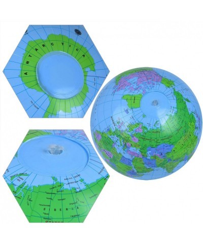 24 Pack Inflatable Globe PVC World Globe Inflatable Earth Beach Ball Swimming Pool Ball Birthday Beach Party Decoration Summe...