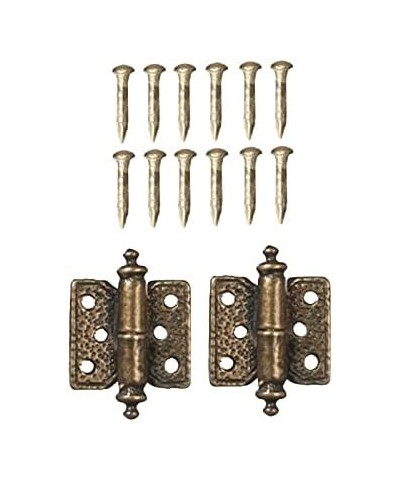 Melody Jane Dollhouse Ornate Butt Hinges Antique Gold Miniature DIY Fittings Hardware $21.05 Dollhouse Accessories