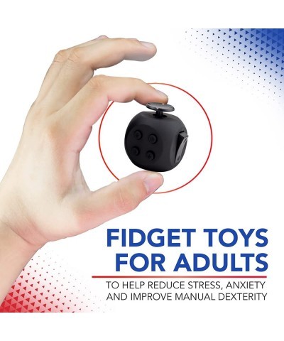 Doctor Developed Button Fidget Cube for Adults and All Ages – Premium Quality Fidget Toy for Stress and Anxiety Relief Items ...