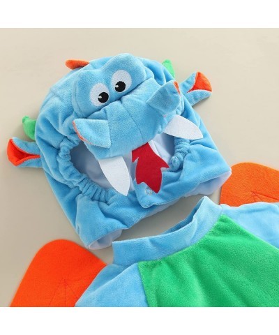 Toddler Baby Boy Girl Halloween Costume Romper Cartoon Dinosaur Crawfish Party Cosplay Clothes Set $58.94 Kids' Costumes