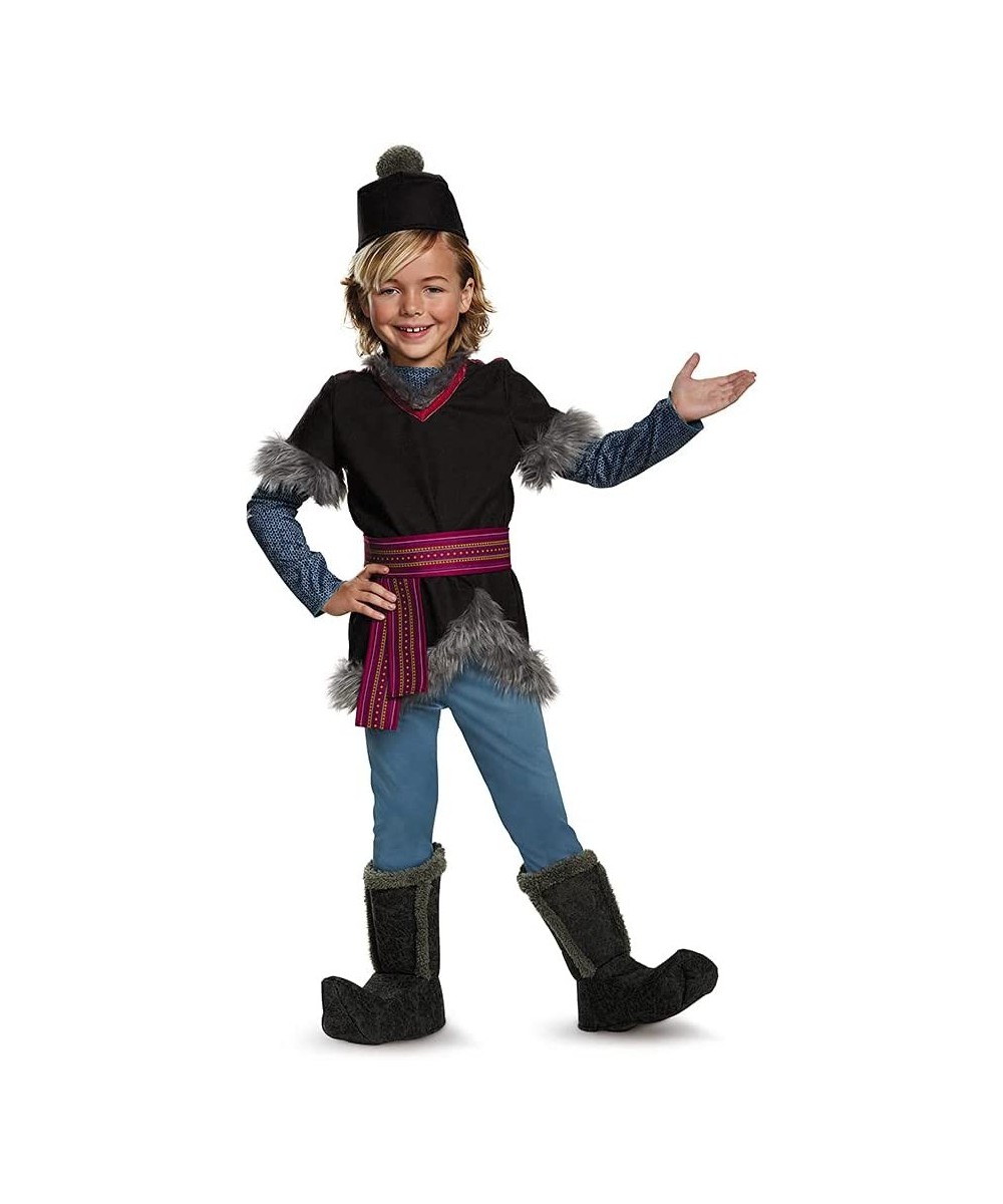 Kristoff Deluxe Child Frozen Disney Costume X-Small/3T-4T Gray $62.76 Kids' Costumes