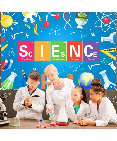 Science Party Banner Decorations Mad Sciencist Theme Birthday Party Banner Backdrop for Boy Girl Kid Decorations Laboratory P...