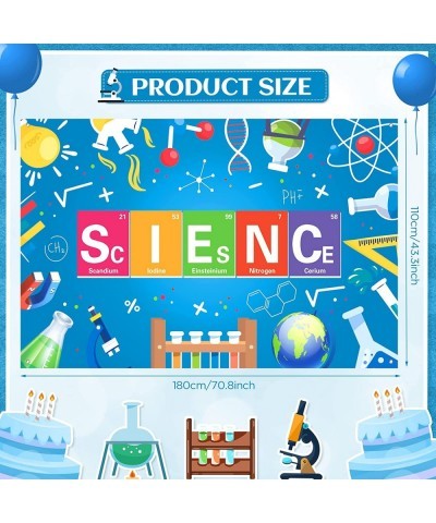 Science Party Banner Decorations Mad Sciencist Theme Birthday Party Banner Backdrop for Boy Girl Kid Decorations Laboratory P...