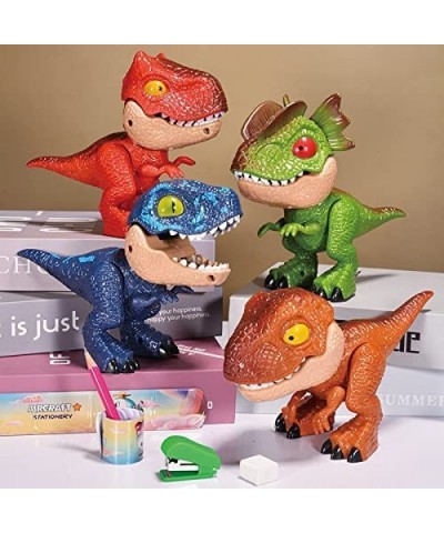 Dinosaur Toy for Preschool Kids Fun Stationery Set Gift for Boys Girls Creativity Dinosaur Toy Included Ruler Slap Bracelet P...