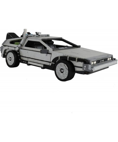 Back to The Future Delorean 3D Wood Puzzle & Model Figure Kit (154 Pcs) - Build & Paint Your Own 3-D Movie Toy - Holiday Educ...