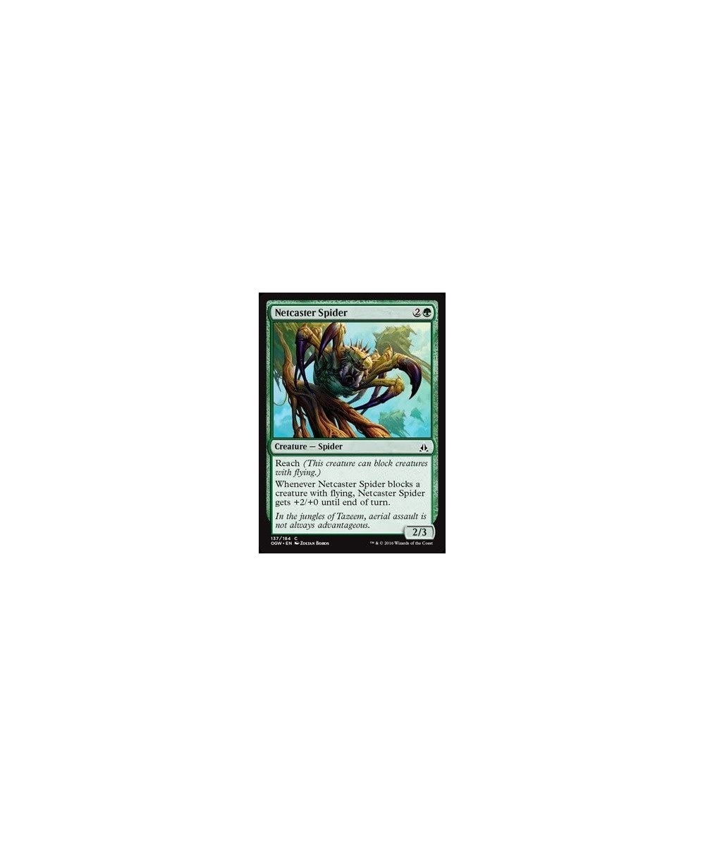 Netcaster Spider (137/184) - Oath of The Gatewatch - Foil $10.72 Magic Kits & Accessories