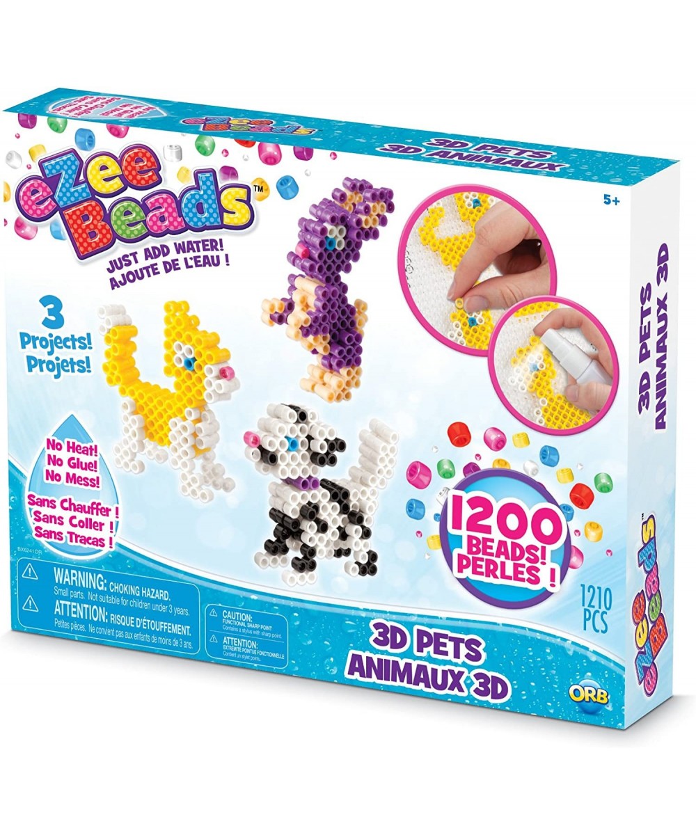 eZeeBeads 3D Pets Black/Pink/Yellow/Purple/Blue/White/Peach 11.9375 x 2.125 x 9.5 $41.01 Kids' Drawing & Writing Boards