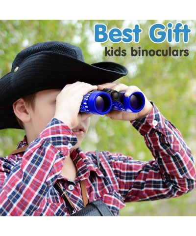 Kid Binoculars Shock Proof Toy Binoculars Set-Bird Watching-Educational Learning-Presents for Kids-Children Gifts-Boys and Gi...