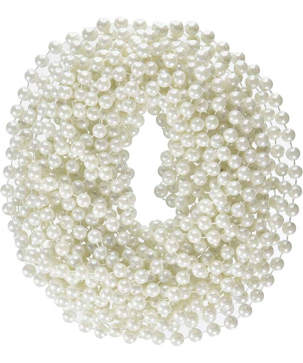 48-Inch 12mm Faux Pearl Necklace White Pack of 12 $20.51 Kids' Dress-Up Accessories