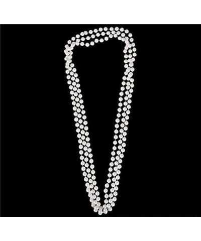 48-Inch 12mm Faux Pearl Necklace White Pack of 12 $20.51 Kids' Dress-Up Accessories