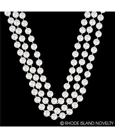 48-Inch 12mm Faux Pearl Necklace White Pack of 12 $20.51 Kids' Dress-Up Accessories