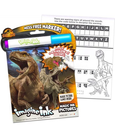 Jurassic World Coloring and Activity Books - Bundle with Jurassic Park Imagine Ink Coloring Pages Stickers and More (Jurassic...